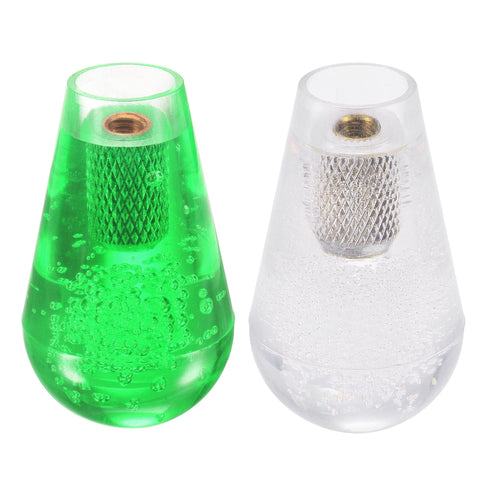 uxcell Ellipse Oval Joystick Head Rocker Ball Top Handle Arcade Game Replacement Green White