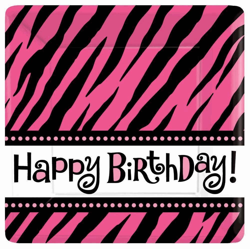 Zebra Dinner Plates | Another Year of Fabulous Collection | Birthday