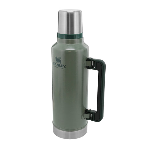 Stanley Classic Legendary Thermal Flask 1.9L - Keeps Hot Or Cold For 45 Hours - BPA-Free Insulated Bottle - Stainless Steel Coffee Flask - Leakproof - Dishwasher Safe - Green