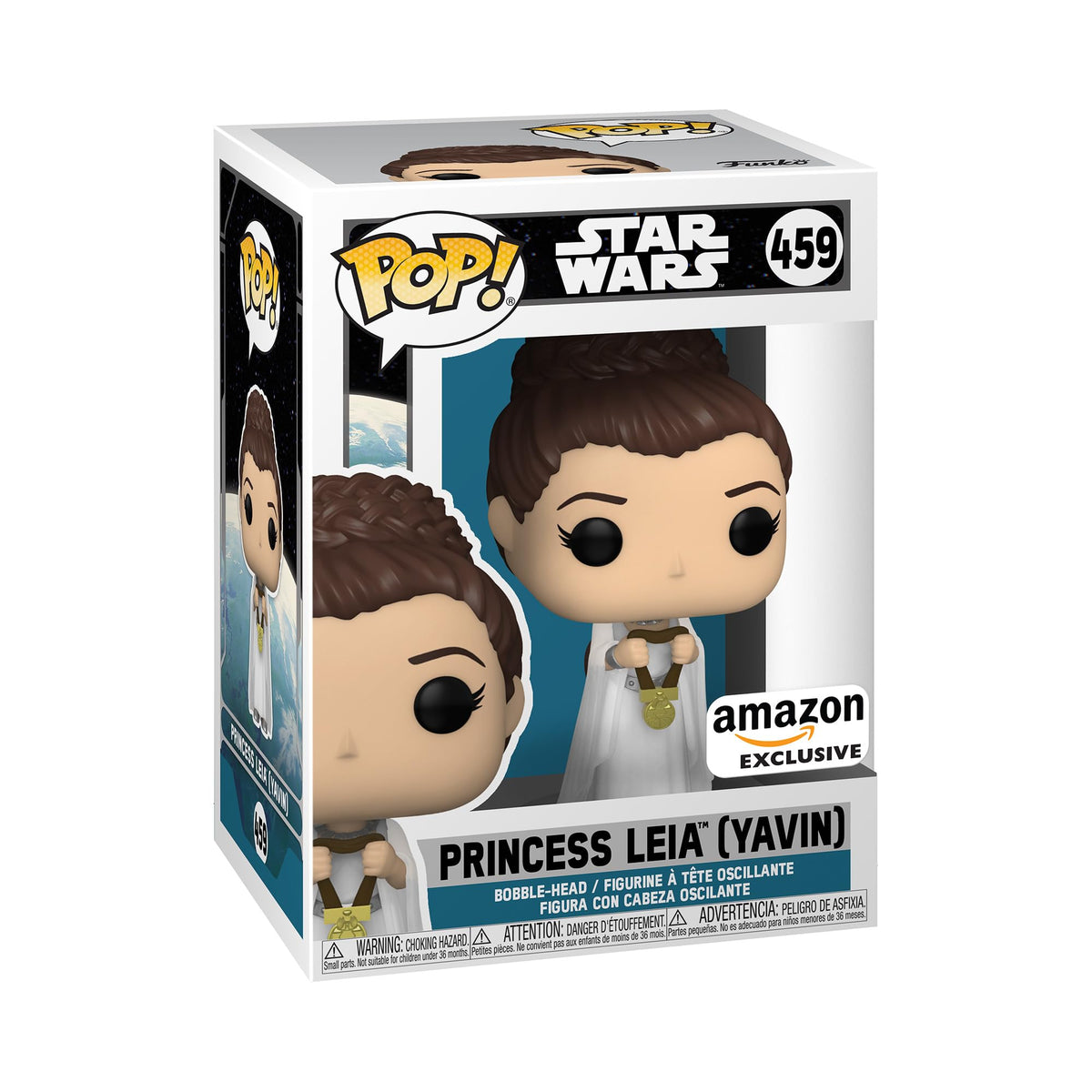 Funko POP! Star Wars: Across The Galaxy - Princess Leia, Amazon Exclusive