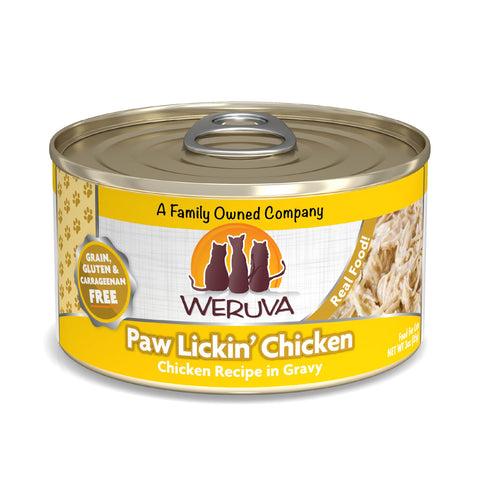 Weruva Classic Cat Food, Paw LickinÃƒÆ’Ã†â€™Ãƒâ€šÃ‚Â¢ÃƒÆ’Ã‚Â¢ÃƒÂ¢Ã¢â€šÂ¬Ã…Â¡Ãƒâ€šÃ‚Â¬ÃƒÆ’Ã‚Â¢ÃƒÂ¢Ã¢â€šÂ¬Ã…Â¾Ãƒâ€šÃ‚Â¢ Chicken with Chicken Breast in Gravy, 3oz Can (Pack of 24)