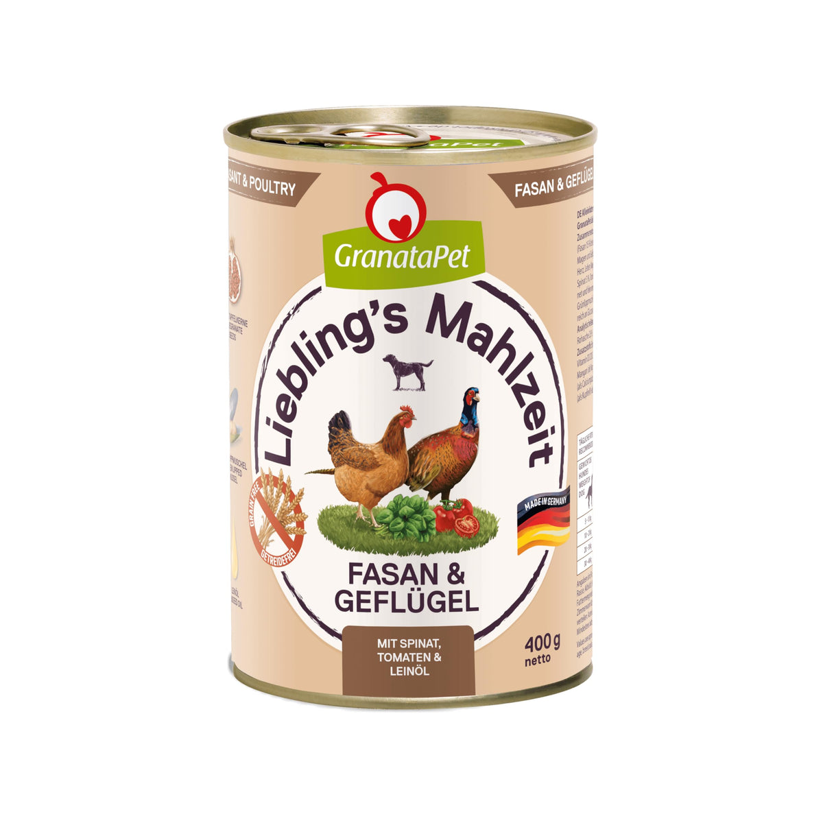 LieblingÂ´s Mahlzeit Favourite's Meal Food Pheasant/Poultry 6 Pack (6 x 400 g)