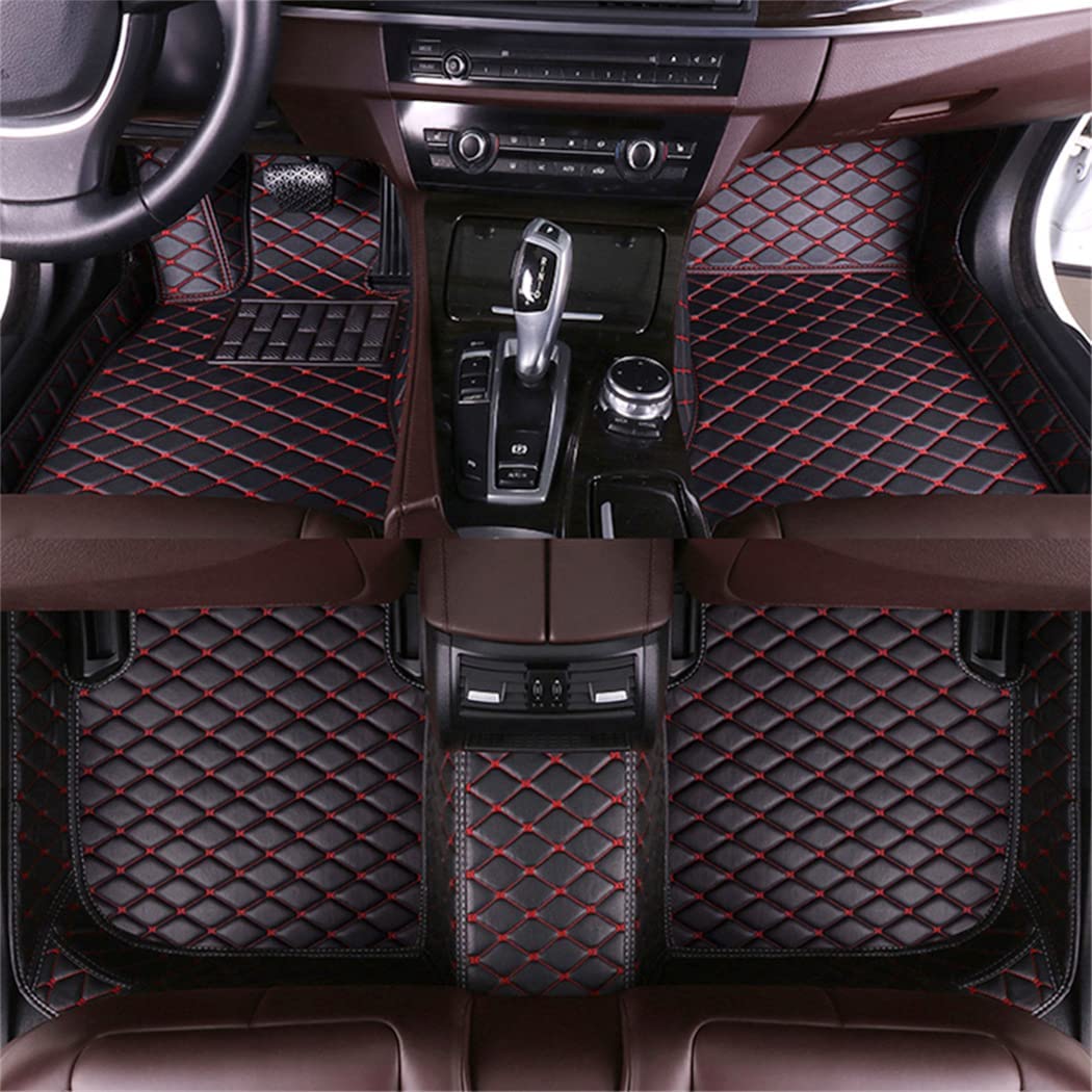 Custom Car Leather Floor Mats for Mazda CX-30 2020-2023, All-Weather Waterproof Non-Slip Carpet Foot Pads, Full Coverage Auto Interior Protection Accessories
