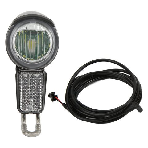 Electric Bicycle Headlight, LED Waterproof E Bike Front Light Cycling Headlights 6V-60V Universal