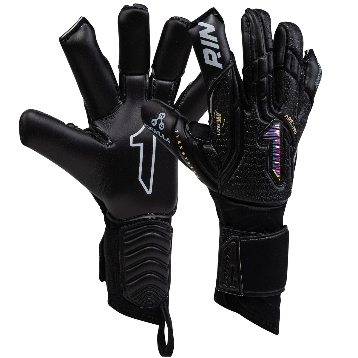 Rinat Aries Nemesis Pro Goalkeeper Glove Free Customization (Black, 9)