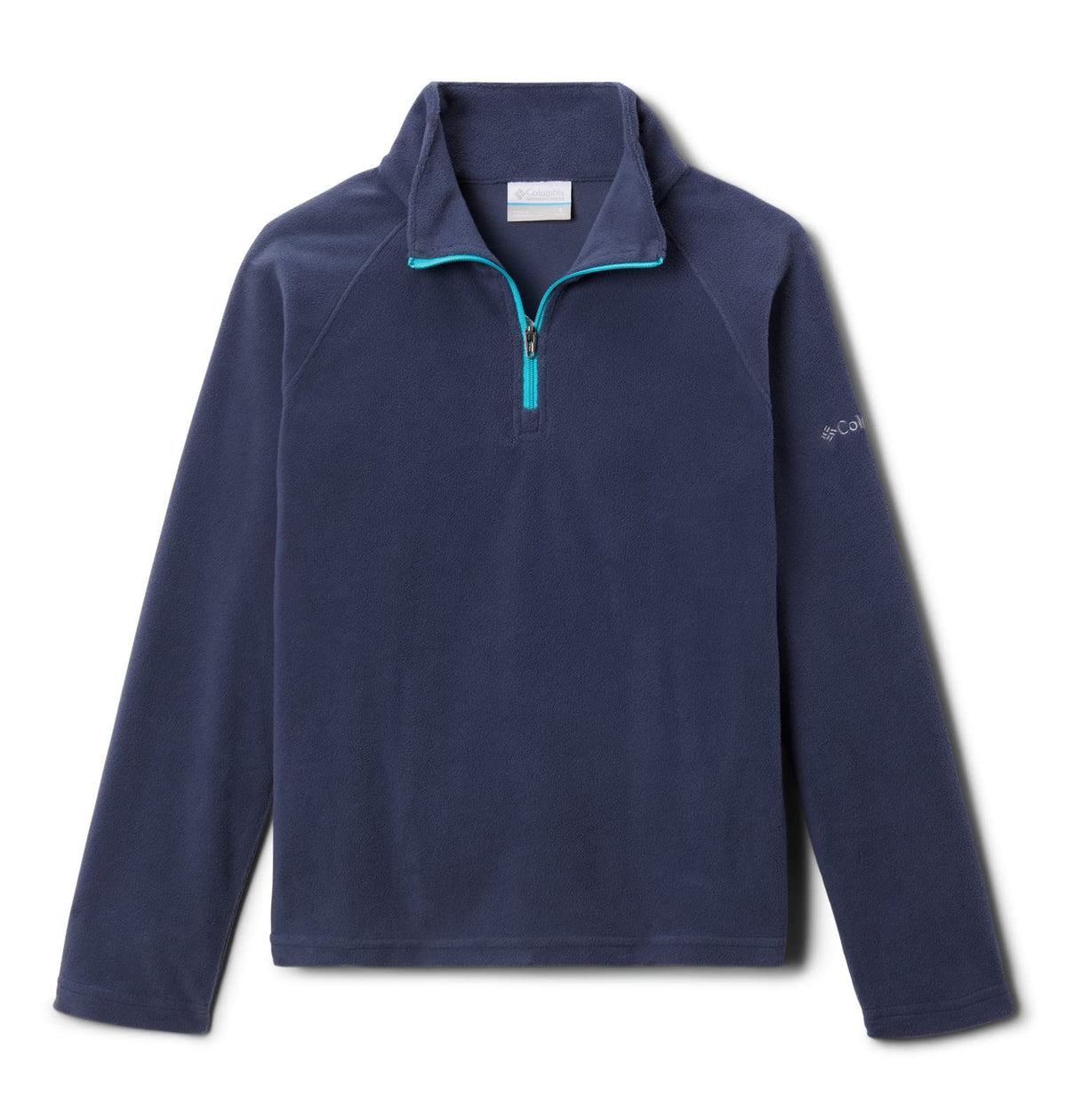 Columbia Youth Girls Glacial Fleece Half Zip, Nocturnal, XX-Small