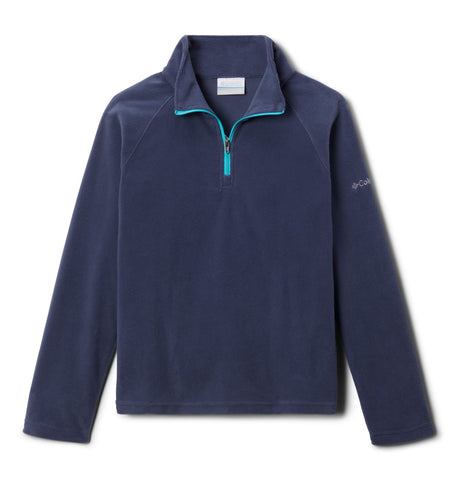 Columbia Youth Girls Glacial Fleece Half Zip, Nocturnal, XX-Small