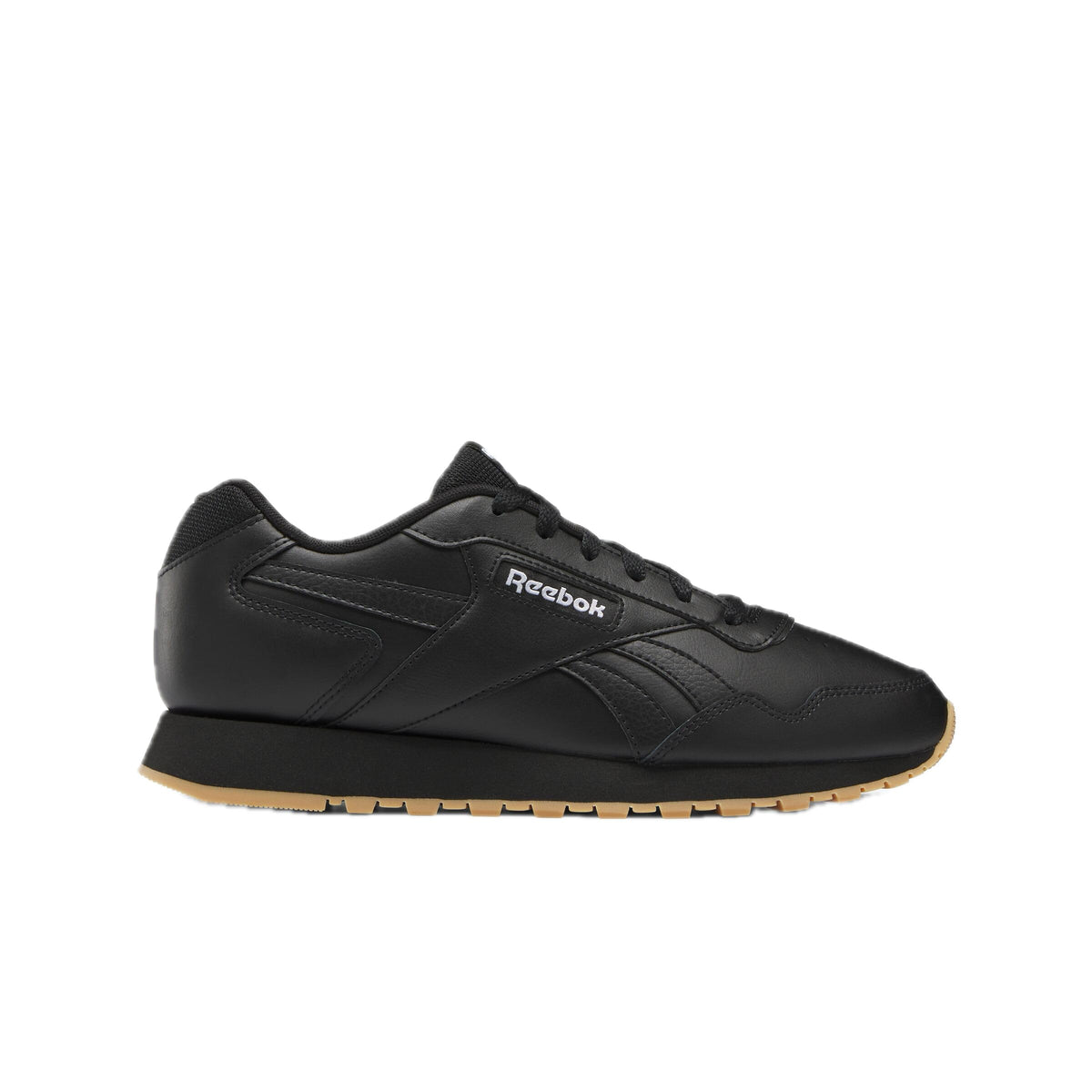 Reebok Unisex Glide Sneaker, Black/White/Gum, 8 US Men