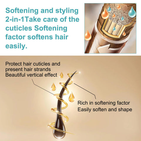 KOAHDE Hair Straightening Cream,Hair Protein Correcting Cream,Protein Correction Straight Hair Cream,Nourishing Smoothing Hair Cream,Correcting Smoothen Hair Creams,Collagen Hair Straight Cream,60ML