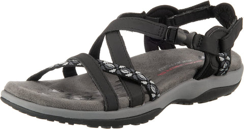 Skechers Women s Reggae Slim - Vacay-40955 Sling Back Sandals, Black Blk, 9 UK