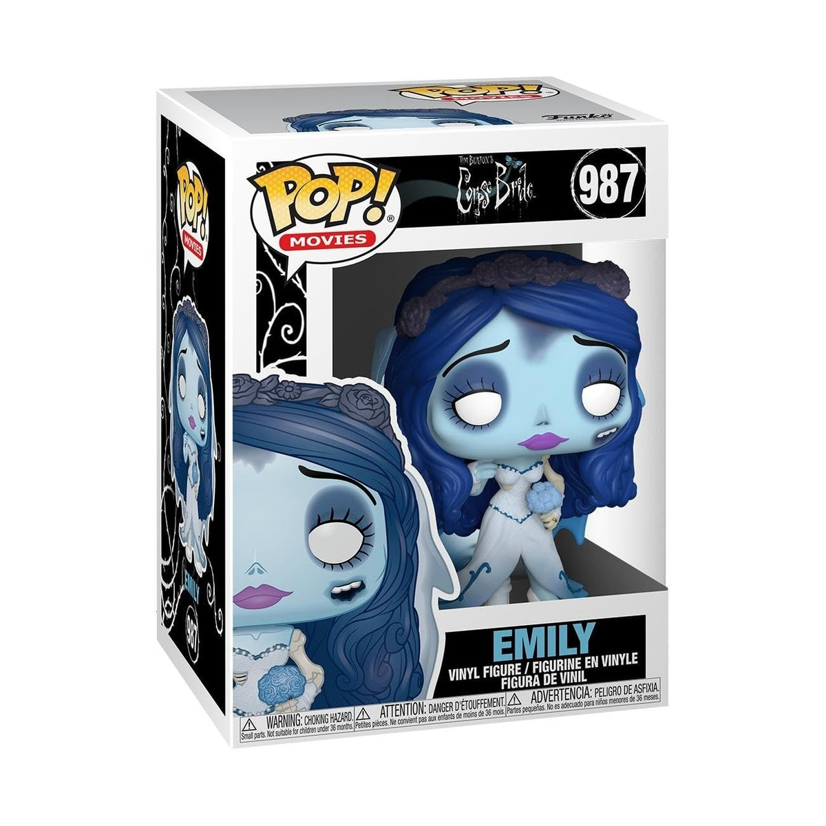 Funko Pop! Movies: Corpse Bride - Emily, Multicolor