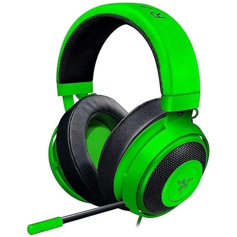 Razer Kraken Gaming Headset: Lightweight Aluminum Frame, Retractable Noise Isolating Microphone, For PC, PS4, PS5, Switch, Xbox One, Xbox Series X & S, Mobile, 3.5 mm Audio Jack - Green