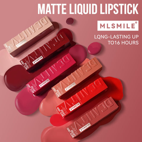Generic Liquid Lipstick, Matte Lipstick Long Lasting Waterproof, Lipstick for Women Non-Stick Cup/Not Fade Waterproof Lip Gloss (Lipstick Set 2)