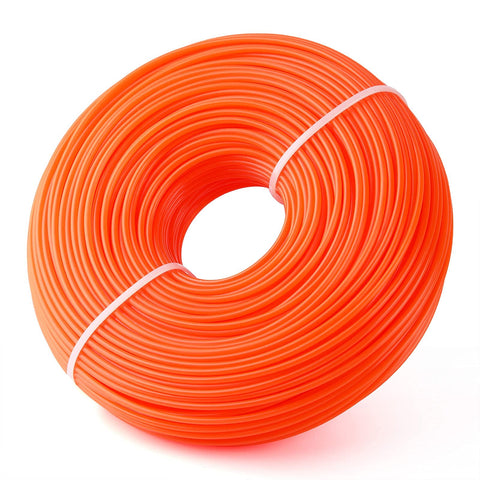 FEPITO Round Strimmer Line Wire Cord 2.4mm x 96m Nylon Trimmer Line for Garden Strimmer Petrol Strimmers