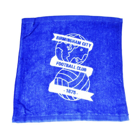 Birmingham City FC Official Football Crest Face Cloth / Flannel Set (Pack Of 12) (30cm x 30cm) (Blue)
