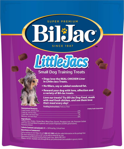 (8 Pack) Bil Jac Little Jacs Small Dog Treat, Liver, 10 Ounces each