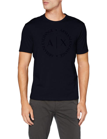 Armani Exchange Men's 8nztcd T-Shirt, Blue (Navy 1510), Small