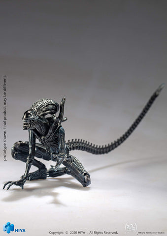 Hiya Toys Aliens: Crouching Alien Warrior 1:18 Scale Action Figure, Multicolor