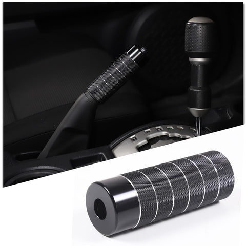 Fgtagtal Suitable for Toyota FJ Cruiser 2007-2021 Handbrake Cover, Aluminum Alloy Handbrake Grips Cover Trim, Interior Handle Brake Protection (Black)