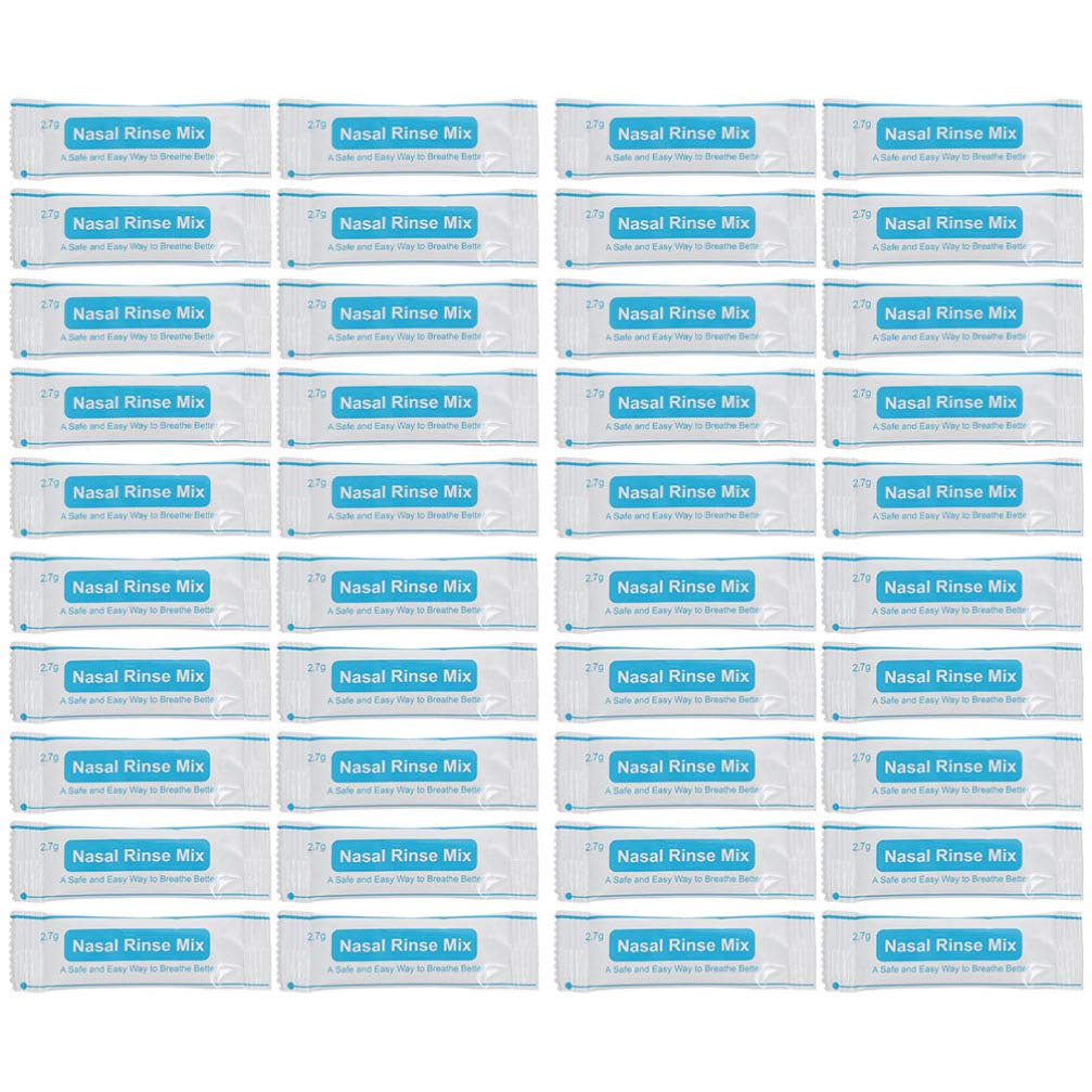 HEALLILY 80pcs Nasal Salt Packets Nose Cavity Protector Instant Nasal Cleaning Salt Nose Cleaner Tools
