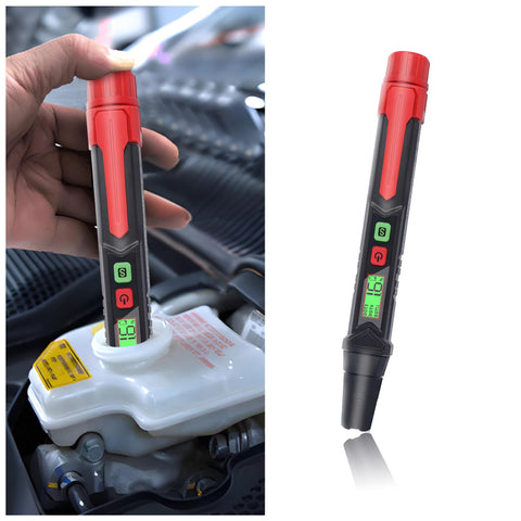 Car Brake Fluid Tester Pen,Multi-Functional Brake Fluid Moisture Tester for DOT3 DOT4 DOT 5.1 Brake Fluid,Universal Car Essentials Brake Fluid Test Strips for Safe Driving