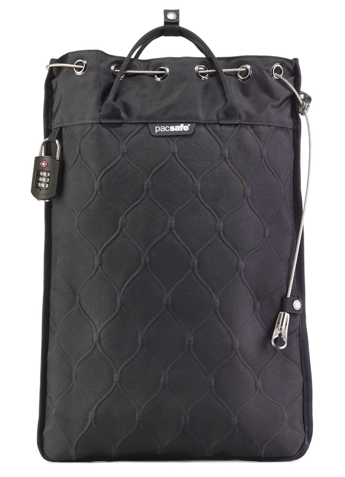 Pacsafe Travelsafe 12L Anti-Theft Portable Safe with TSA Lock, 12 litres Bag, Black