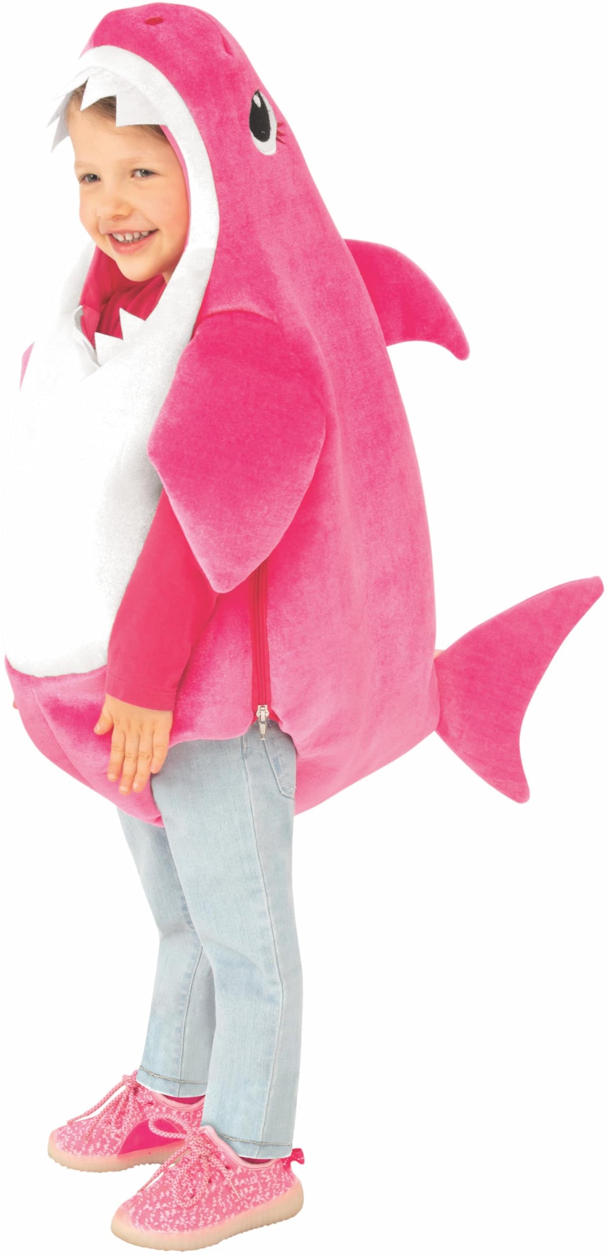 Rubie's Official Mommy Shark Childs Costume, Plays the Baby Shark Tune, Multicolour, Infant