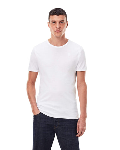 G-STAR RAW Men's Basic T-Shirt 2-Pack, White (White D07205-124-110), XL