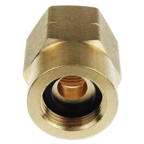 Tezla Conversion Adaptor from 21.8mm Butane Nut to standard propane Pol