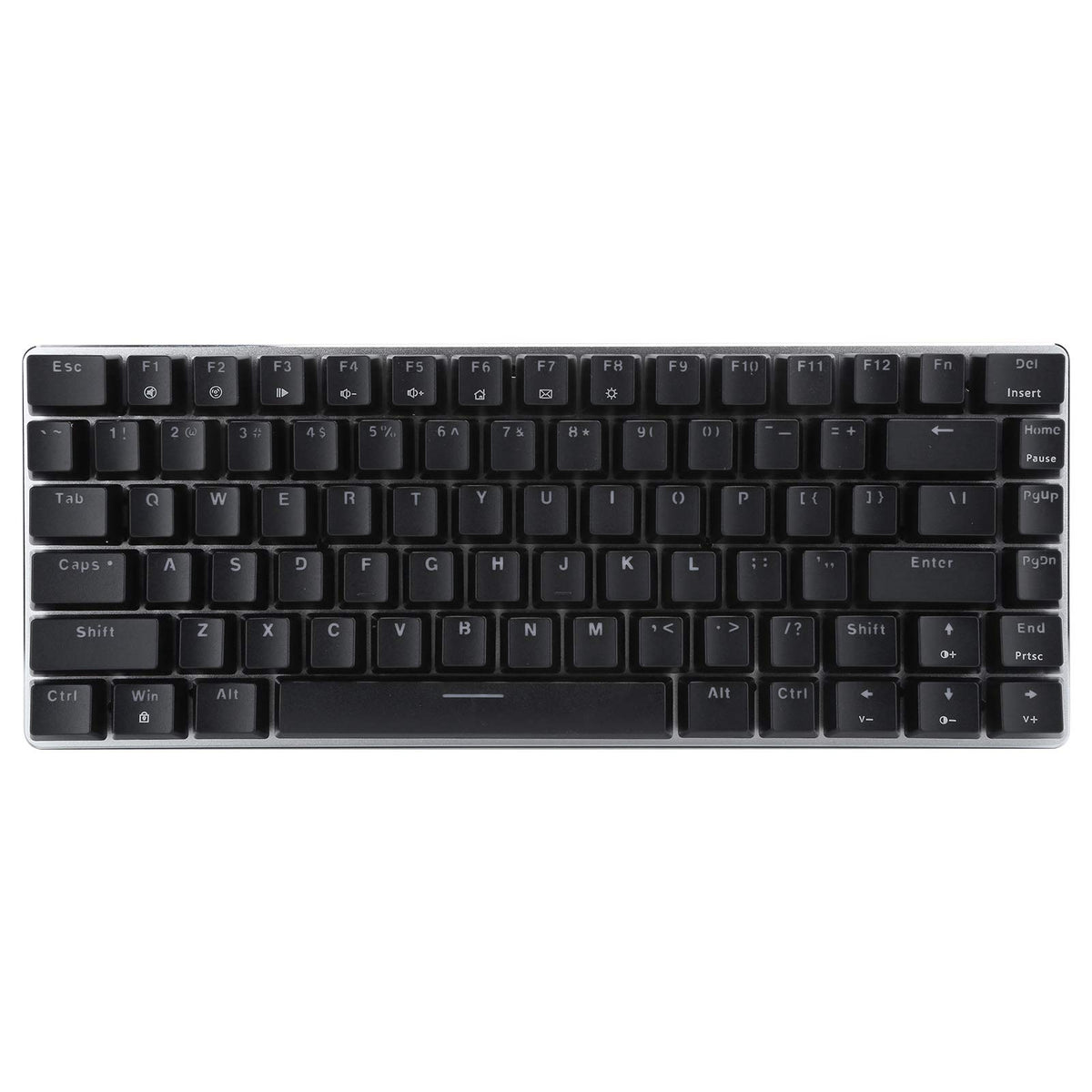 gernie Mechanical Keyboard Keypad Equipment Gaming Keyboards (Green axis Black White Light)