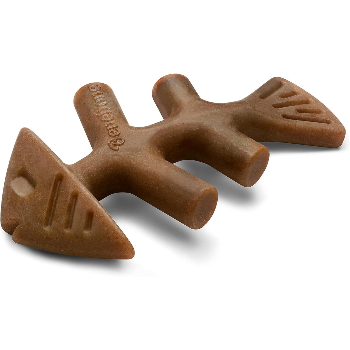 Benebone Indestructible Fishbone Dog Chew Toy for Aggressive Chewers, Long Lasting Tough Boredom Breaker for Dogs, Real Jack Salmon Flavour, For Giant Dog Breeds, Made in the USA.