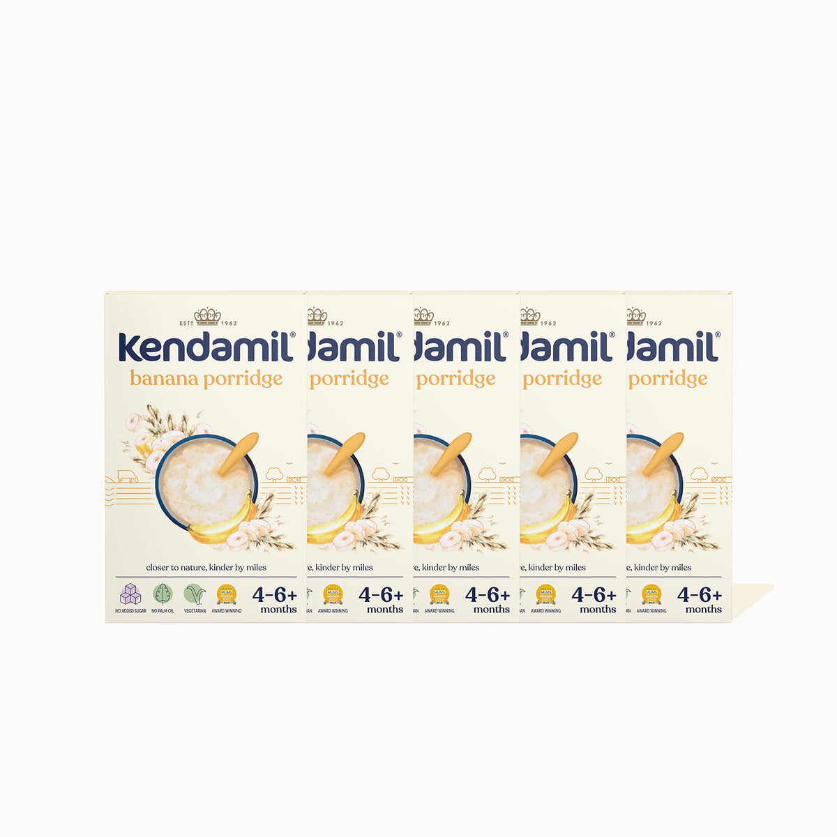 Kendamil Banana Porridge 5 x 150g