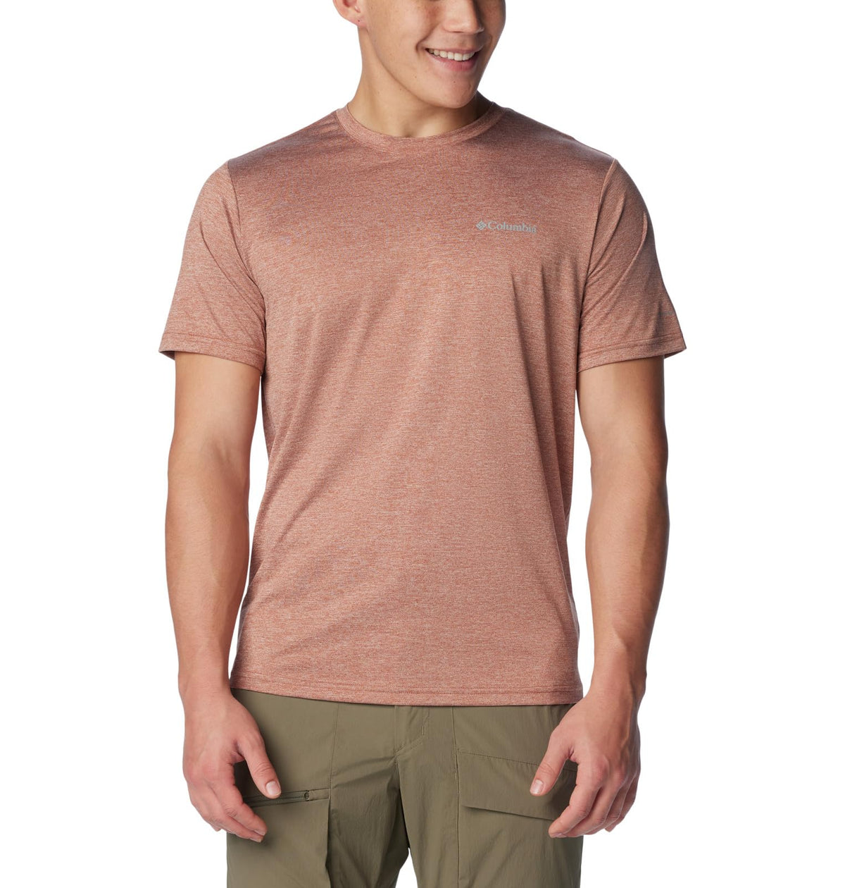 Columbia Men's Hike Crew, Auburn Heather, X-Large