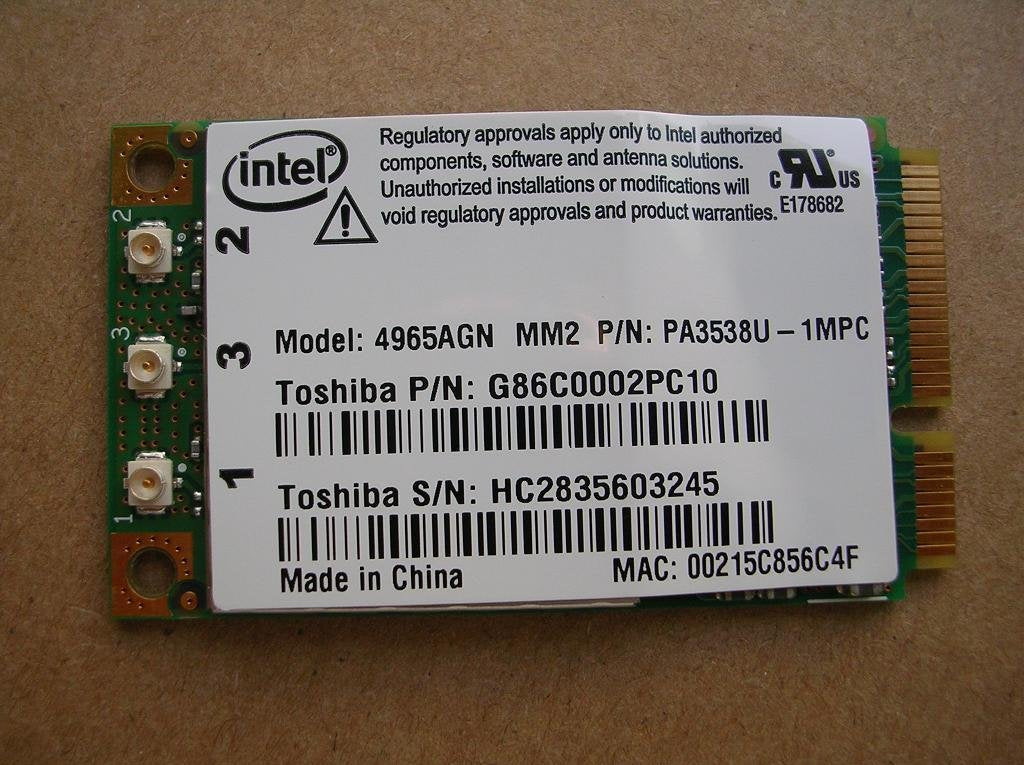 Intel 4965AGN Dell Latitude D830 Wireless Card - MK933