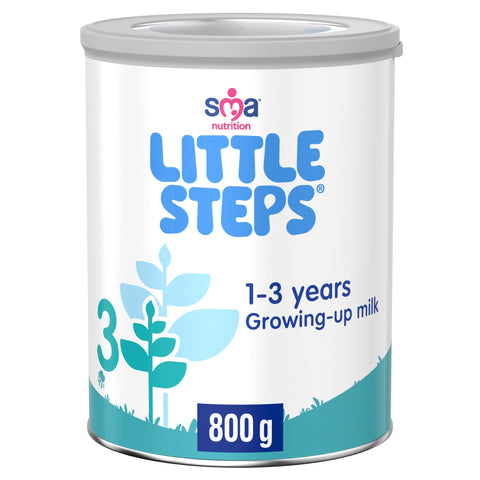 Little Steps by SMA, Growing up Baby Milk, 1-3 years, Powder Formula, 800 g (Pack of 6)