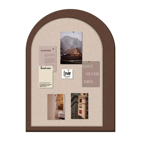 Felt Bulletin Board Modern Frameless Pin Board for Room Decor Aesthetic, Foldable Photo Board,Office Decor Lightweight Vision Board, Corkboard Alternative (Large)