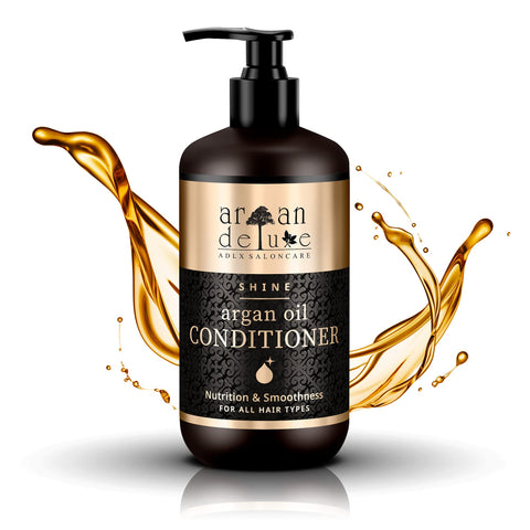 Argan Deluxe Conditioner in professional quality 10.1 fl oz - highly nourishing with argan oil for smoothness and shine