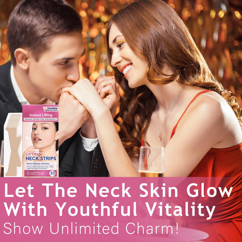 Generic Neck Lifting Tapes, Neck Wrinkle Tape Lifting Invisible Tightening, Lift and Firm Fine Lines and Wrinkles