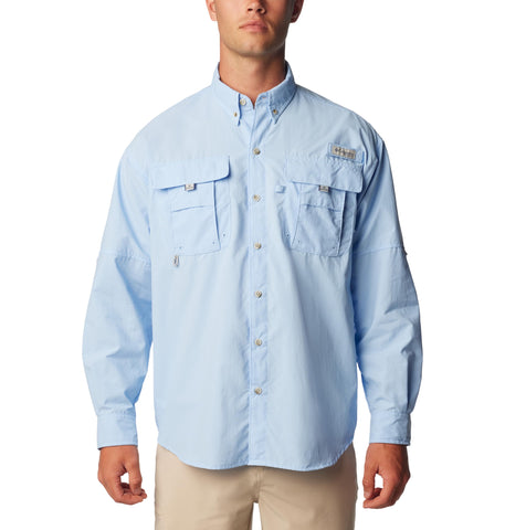 Columbia MenÃ¢â‚¬â„¢s PFG BahamaÃ¢â€žÂ¢ II Long Sleeve Shirt, Sail, X