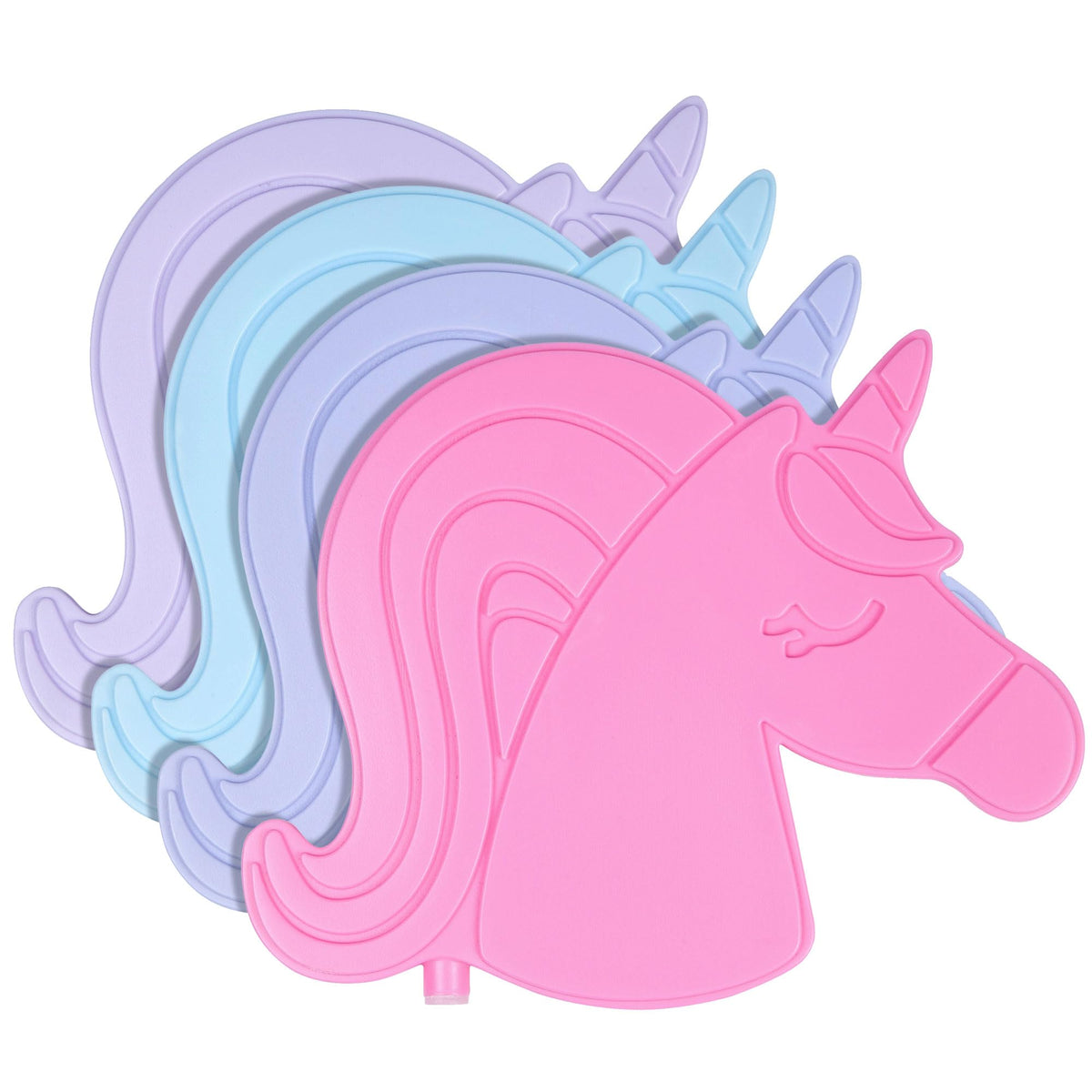Wildkin Kids Ice Packs (4 Packs) for Boys & Girls, Perfect for Daycare & Preschool Slim & Reusable Ice Packs, Keep Lunches Fresh & Cool for School & Travel, Portable Ice Packs for Kids (Unicorn)