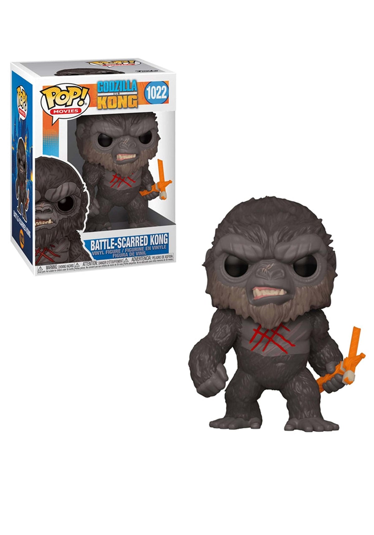 Funko Pop! Movies: Godzilla Vs Kong - Battle Worn Kong