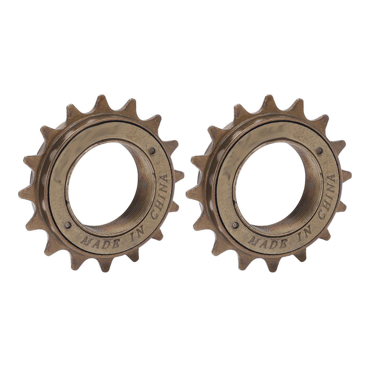 Hominas 2PCS Single Speed Bike Freewhee Steel 16 Teeth Bike Flywheel Sprocket Bike Speed Cassette for Electric Bike Folding
