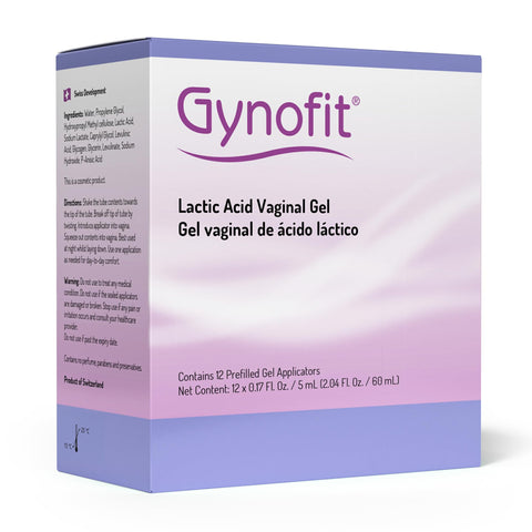 Gynofit Lactic Acid Gel | 12 x 5 ml | For Signs of Bacterial Vaginosis - Fights Itching, Burning and Odourless Flow