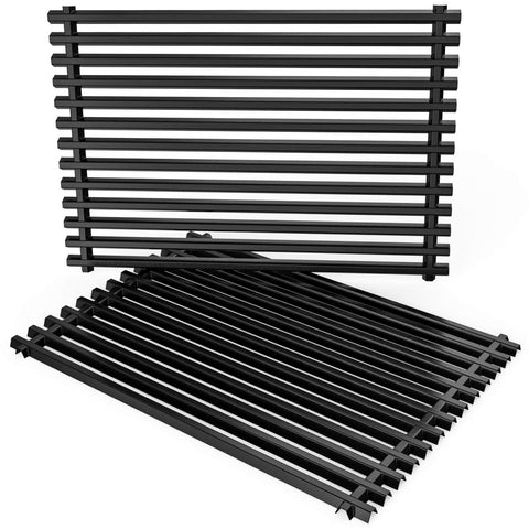 onlyfire Porcelain Enameled Steel Replacement Cooking Grill Grid Grates Fit Weber 7525 for Spirit Genesis Grills, Lowes Model Grills
