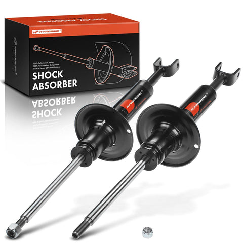 A-Premium Front Pair (2) Shock Absorber Strut Assembly Compatible with Audi A4, A4 Quattro, 2000-2008, Driver and Passenger Side