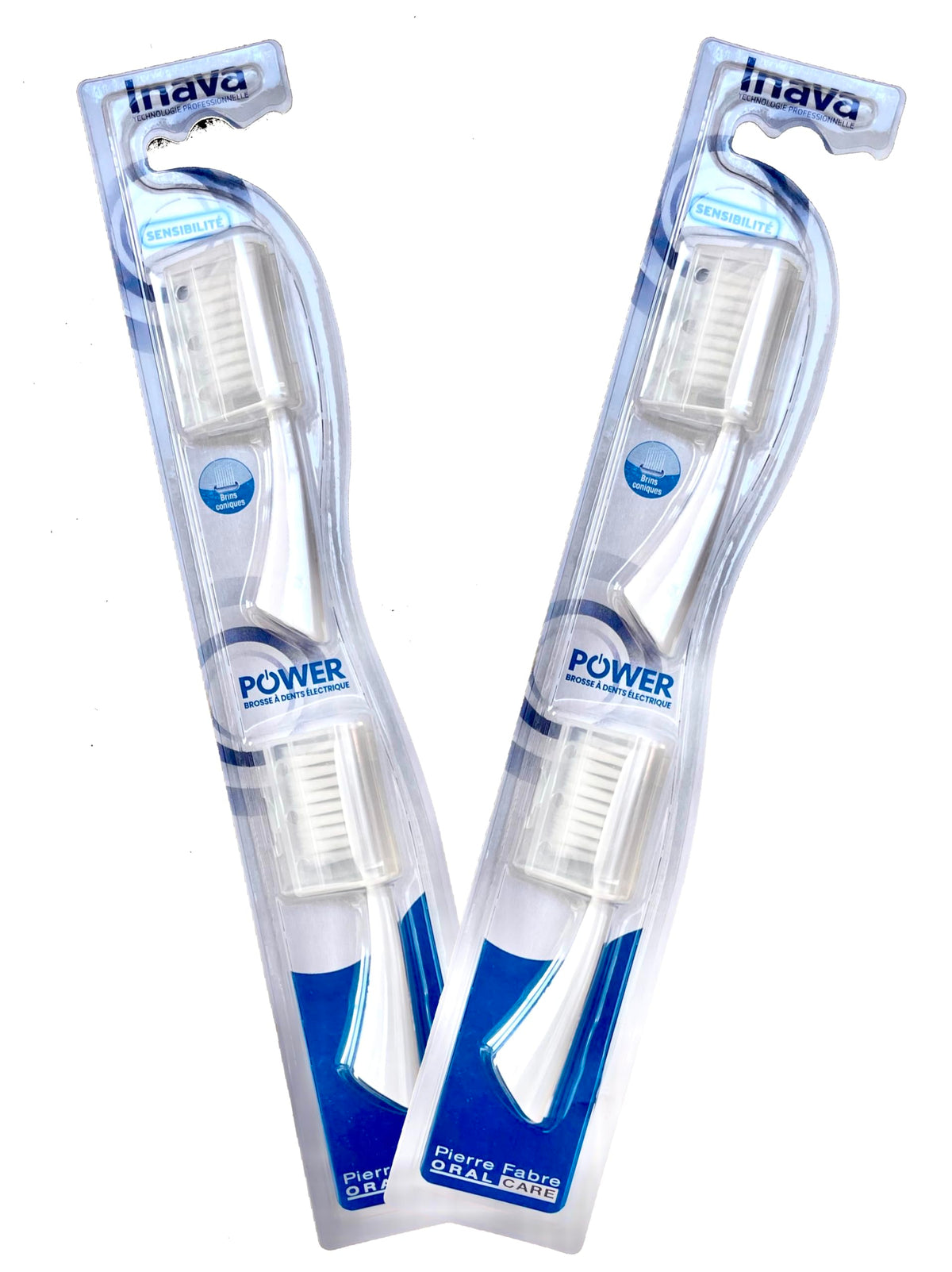 Inava - Inava POWER Hybrid - Sensitivity Refills Tapered - EFFICIENCY SOFT - Pack of 2 x 2 Refills (4)