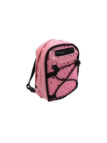 American Fashion World Doll Pink Sequin School Backpack for 14-Inch Dolls | Premium Quality & Trendy Design | Dolls Accessories for Popular Brands