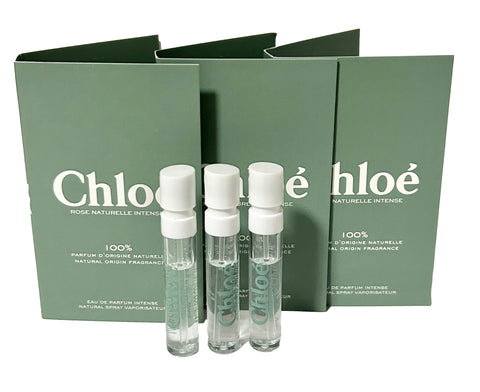 Chloe Rose Naturelle Intense Sample Perfume WOMEN Spray 1.2 ml / 0.04 oz - set of 3
