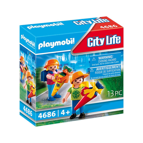 Playmobil 4686 Childâ€™s First Day at School, Fun Imaginative Role-Play, PlaySets Suitable for Children Ages 4+