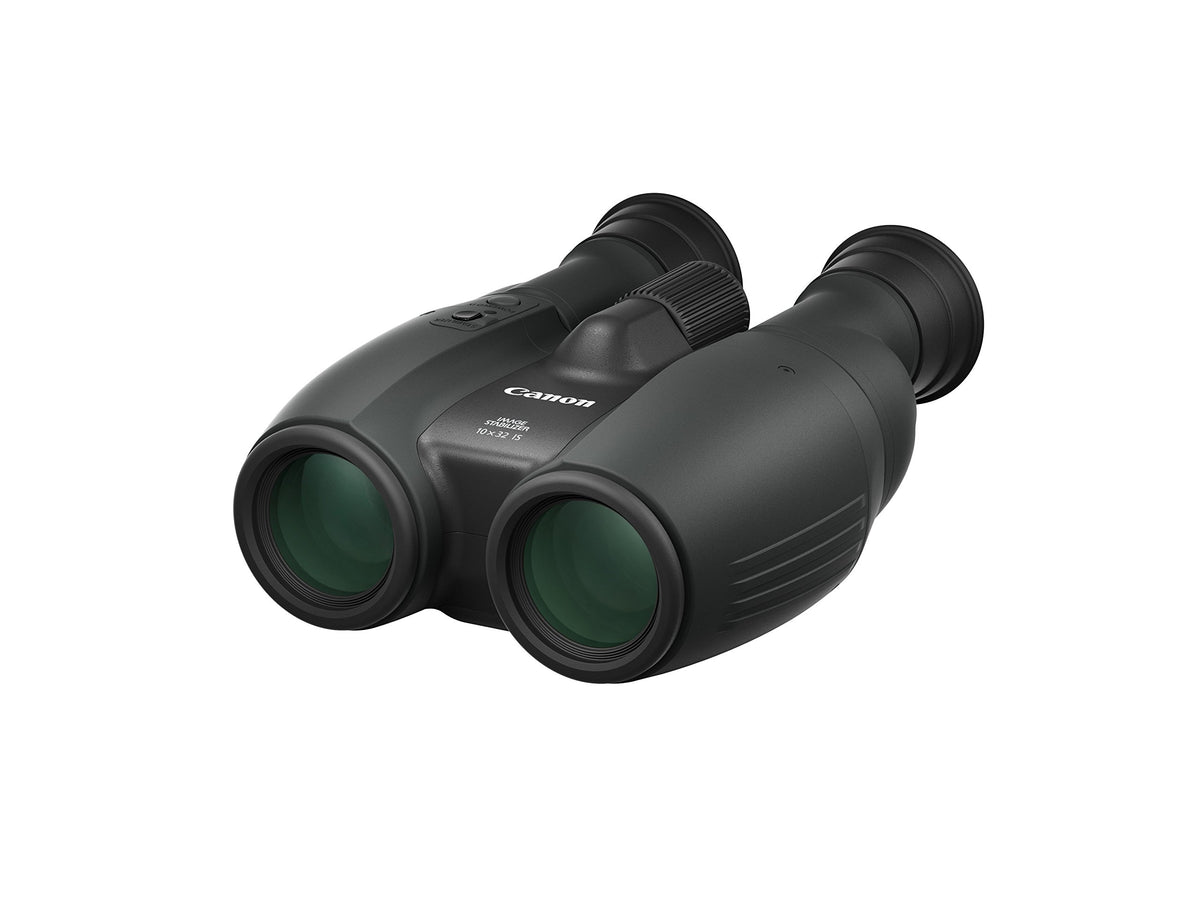 Canon 10x32 IS Portable Travel Binoculars - 10x Magnification, Image Stabilisation - Compact, Lightweight Design - Porro II Prism Optics - Ideal for Birdwatching, Nature, Sports